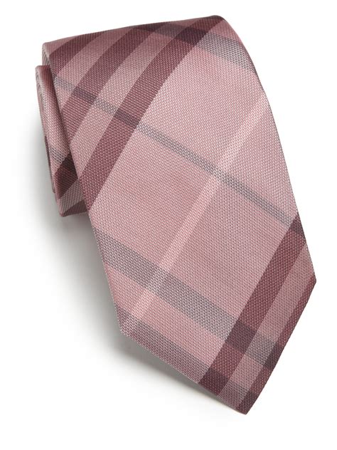 burberry pink heather tie|Designer Ties & Cufflinks .